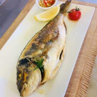 Plat de poisson à Castries