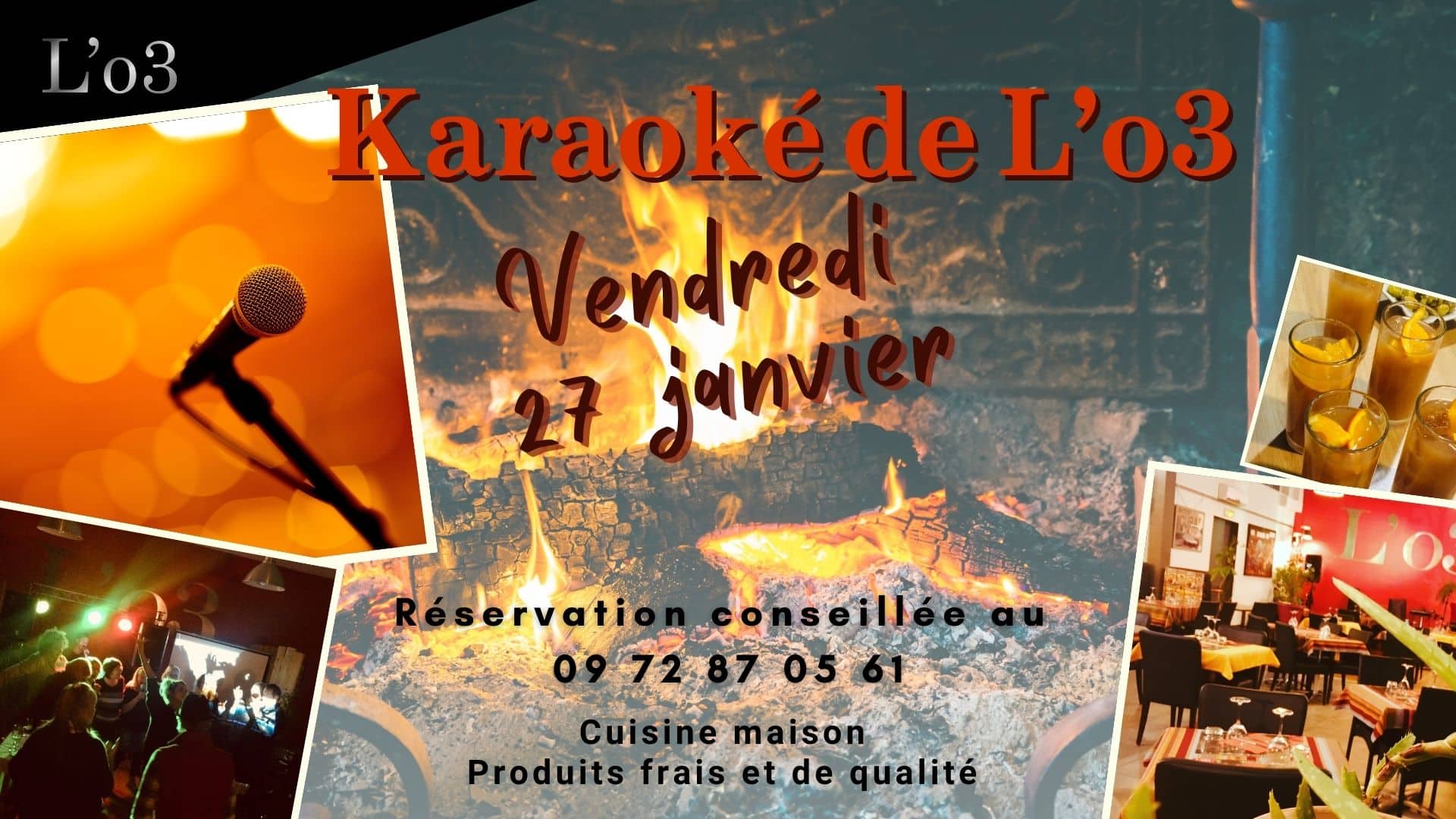 Karaoké, on chante à L’o3 le vendredi 27/01 !