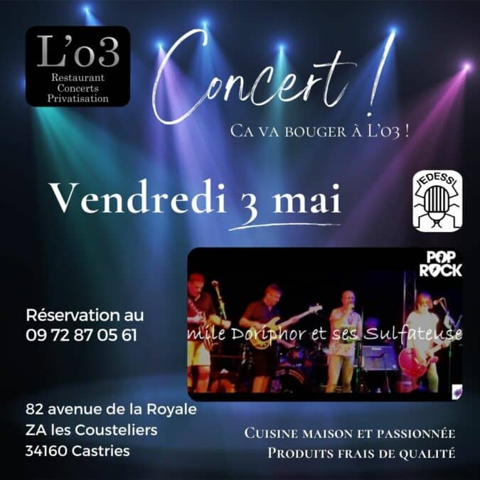 Concert Emile Doriphor et ses Sulfateuses ! – Vendredi 3 mai