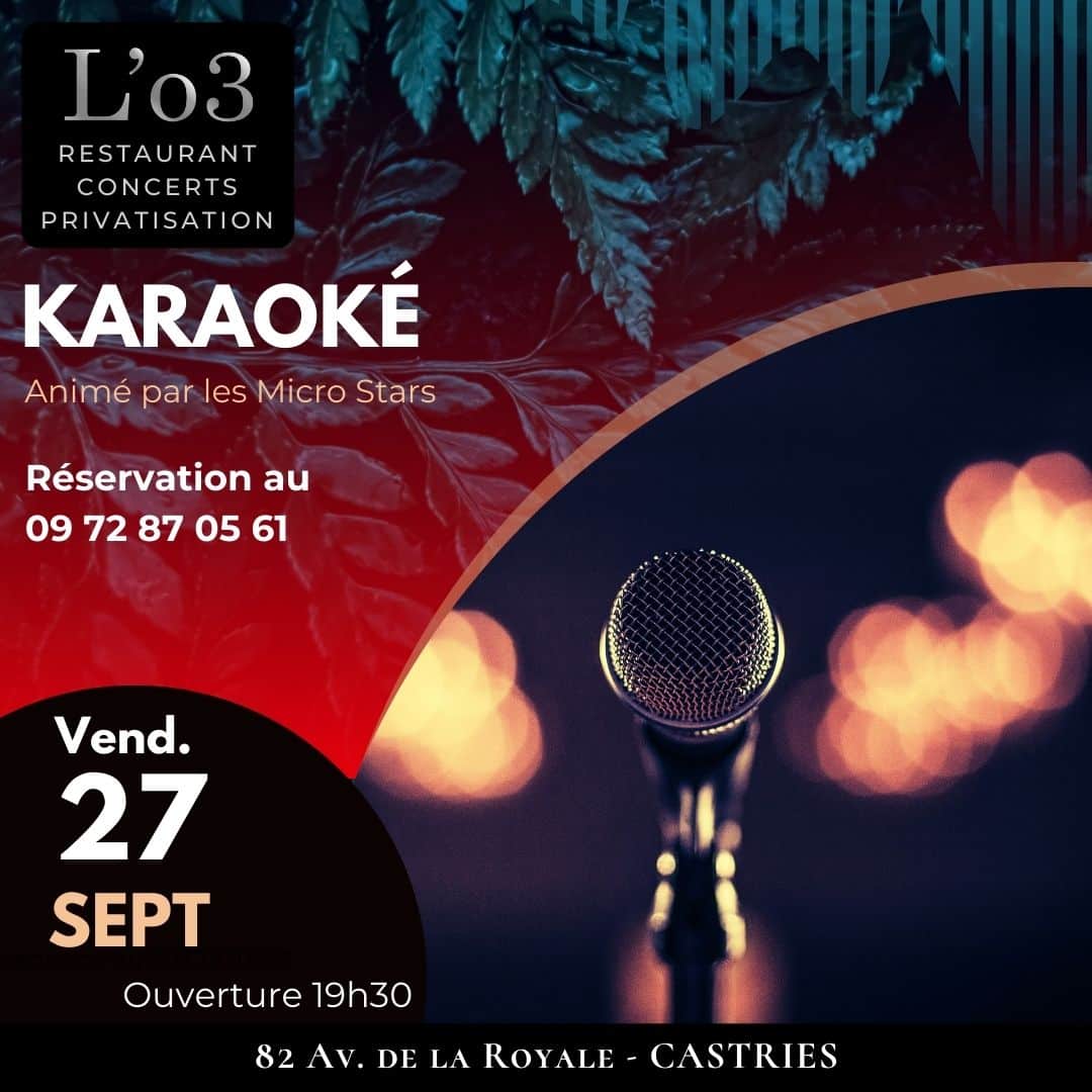 Karaoké – vendredi 27 septembre