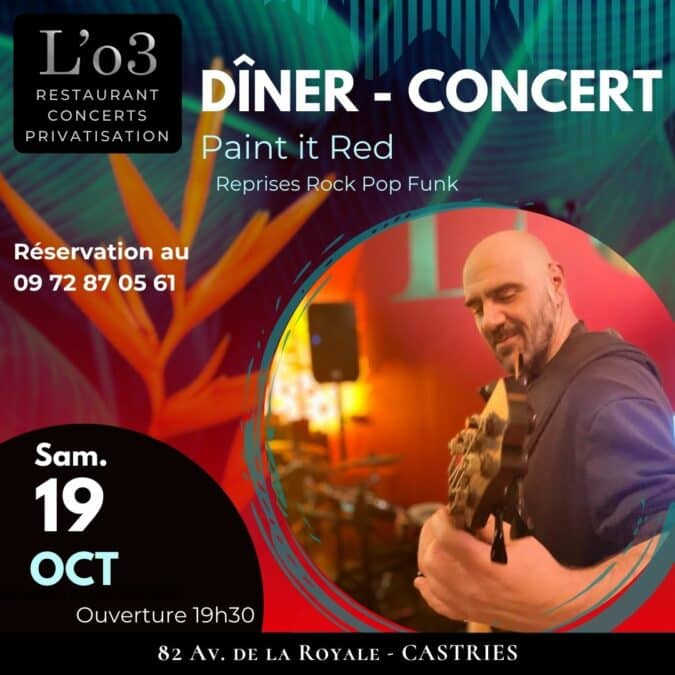 dîner concert restaurants musique live sortir castries samedi