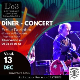 diner concert restaurants l'o3 castries sortir 34